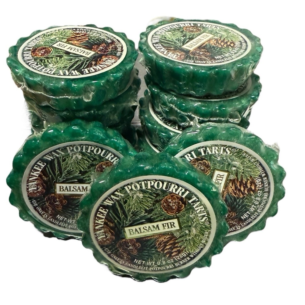 Balsam Fir Retired Yankee Candle Tart Wax Potpourri Lot Of 11 Rare HTF